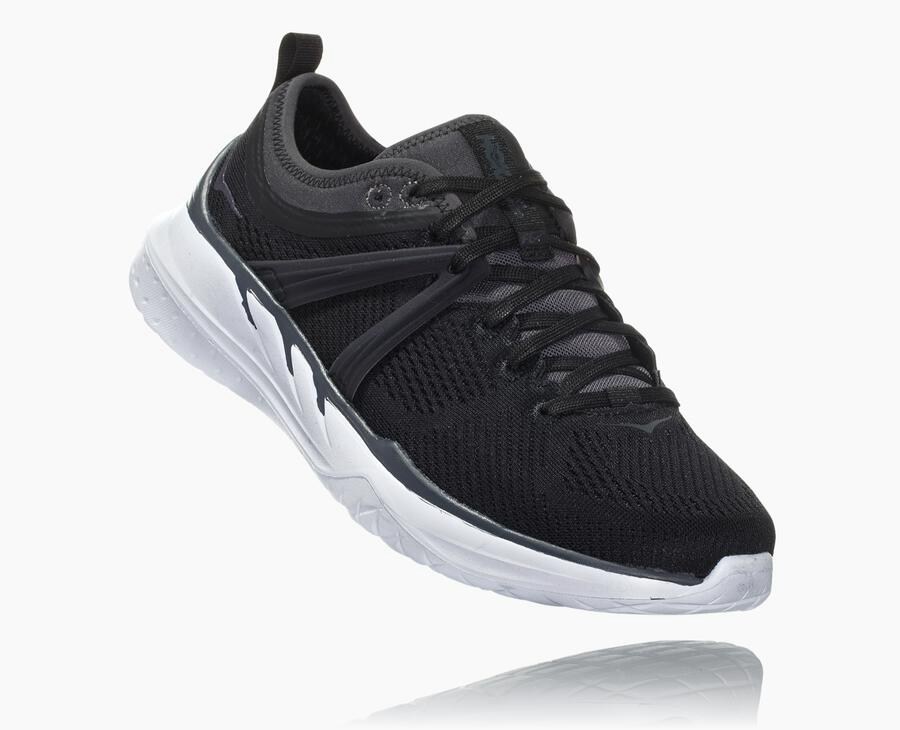 Hoka Womens Running Shoes NZ - Hoka Tivra Black/White (UAF845763)